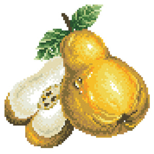 Pear - 25*25CM 9CT Bead embroidery