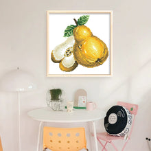 Load image into Gallery viewer, Pear - 25*25CM 9CT Bead embroidery
