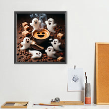 Load image into Gallery viewer, Halloween Ghost 40*40CM(Canvas) Full Round Drill Diamond Painting
