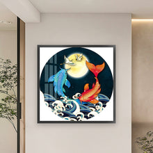 Load image into Gallery viewer, Mona Lisa Brand - New Chinese Style: Year Of Abundance - 60*60CM 9CT 4 Stamped Cross Stitch
