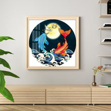 Load image into Gallery viewer, Mona Lisa Brand - New Chinese Style: Year Of Abundance - 60*60CM 9CT 4 Stamped Cross Stitch
