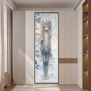 Yishu - Winter Elf - 30*90CM 11CT 3 Stamped Cross Stitch