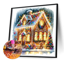 Load image into Gallery viewer, Christmas Cottage 50*50CM(Canvas) Full Round Drill Diamond Painting
