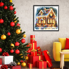 Load image into Gallery viewer, Christmas Cottage 50*50CM(Canvas) Full Round Drill Diamond Painting
