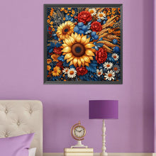 Load image into Gallery viewer, Sunflowers And Flowers 50*50CM(Canvas) Full Round Drill Diamond Painting
