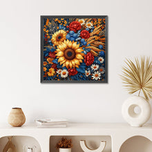 Load image into Gallery viewer, Sunflowers And Flowers 50*50CM(Canvas) Full Round Drill Diamond Painting
