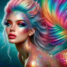 Load image into Gallery viewer, Colorful Mermaid 50*50CM(Canvas) Full Round Drill Diamond Painting
