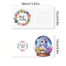 Load image into Gallery viewer, 6Pcs Crystal Ball Horse DIY Diamond Painting Card Rhinestone Wish Card for Adult
