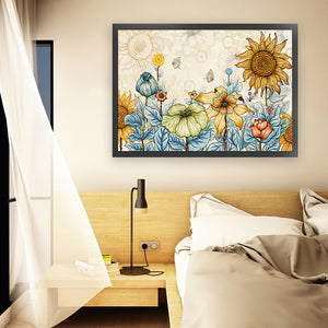 Mona Lisa Silk Brand - Sunny Life - 67*50CM 11CT 3 Stamped Cross Stitch