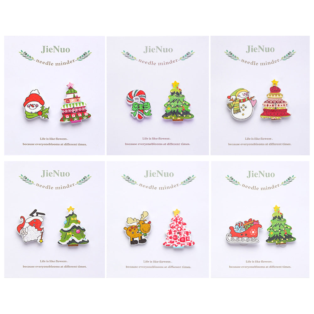 Acrylic Cross Stitch Needle Minder Santa Claus Needle Keepers
