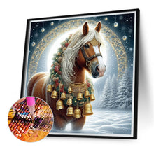 Load image into Gallery viewer, Christmas Horse 40*40CM(Canvas) Full Round Drill Diamond Painting
