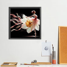 Load image into Gallery viewer, Daffodils And Dancing Girl 40*40CM(Canvas) Full Round Drill Diamond Painting
