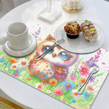 Load image into Gallery viewer, Animal Diamond Painting Placemat Heat Resistant Diamond Art Table Mat (Owl)
