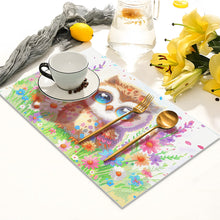 Load image into Gallery viewer, Animal Diamond Painting Placemat Heat Resistant Diamond Art Table Mat (Owl)
