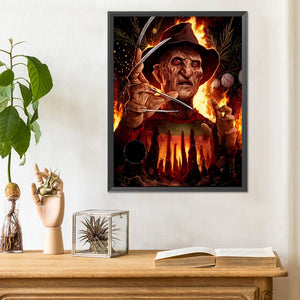 Halloween Horror Characters 30*40CM(Canvas) Full Round Drill Diamond Painting