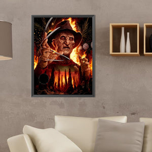 Halloween Horror Characters 30*40CM(Canvas) Full Round Drill Diamond Painting
