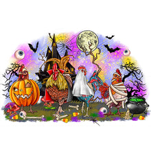 Load image into Gallery viewer, Halloween 60*40CM(Canvas) Full Round Drill Diamond Painting
