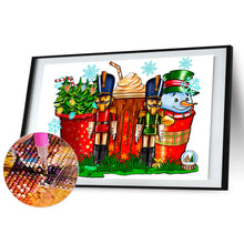 Load image into Gallery viewer, Christmas Coffee Cup 60*40CM(Canvas) Full Round Drill Diamond Painting
