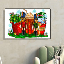 Load image into Gallery viewer, Christmas Coffee Cup 60*40CM(Canvas) Full Round Drill Diamond Painting
