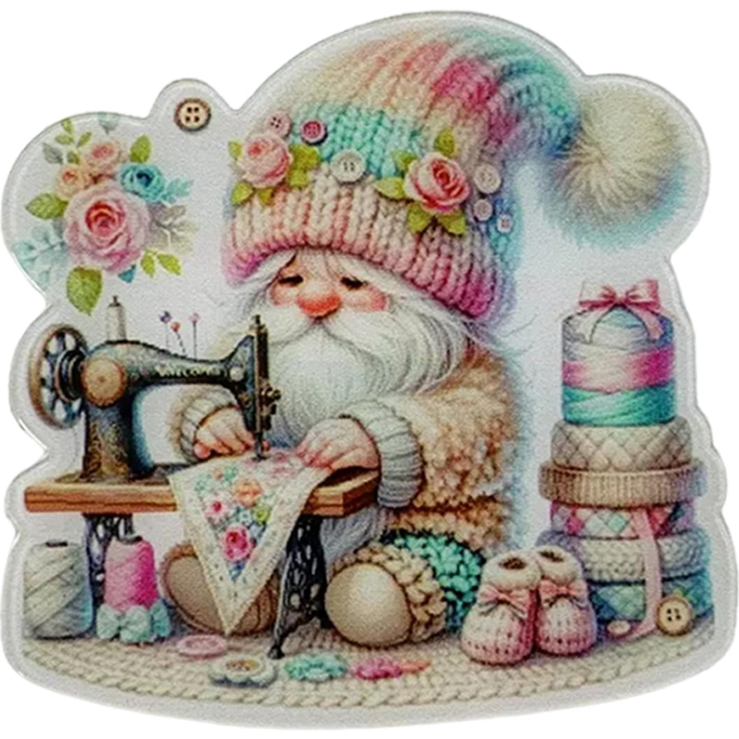 Dwarf Magnetic Needle Keeper Refrigerator Magnets for Embroidery Cross Stitch