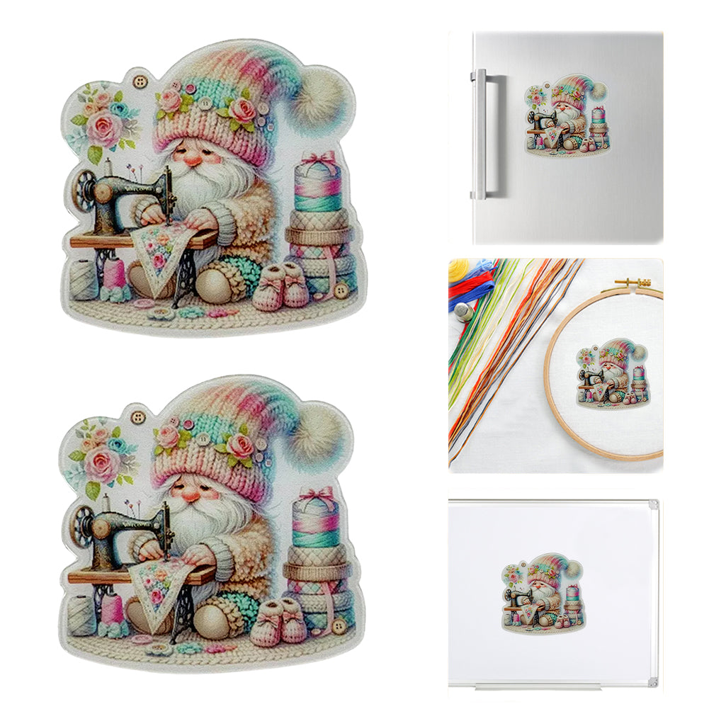 Dwarf Magnetic Needle Keeper Refrigerator Magnets for Embroidery Cross Stitch