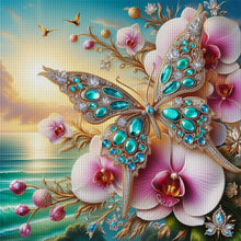 Load image into Gallery viewer, Huancan - Butterfly - 40*40CM 14CT 2 Stamped Cross Stitch
