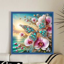 Load image into Gallery viewer, Huancan - Butterfly - 40*40CM 14CT 2 Stamped Cross Stitch

