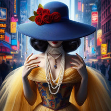 Load image into Gallery viewer, City Girl 40*40CM(Picture) Full Round Drill Diamond Painting
