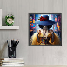 Load image into Gallery viewer, City Girl 40*40CM(Picture) Full Round Drill Diamond Painting
