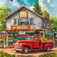 Load image into Gallery viewer, Street Shops 40*40CM(Canvas) Full Round Drill Diamond Painting
