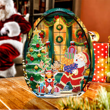 Load image into Gallery viewer, Christmas Wooden Santa Claus Diamond Painting Desktop Ornaments for Bedroom Table Decor
