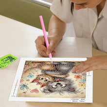 Load image into Gallery viewer, Friendly Cats And Dogs 30*30CM(Canvas) Partial Special Shaped Drill Diamond Painting
