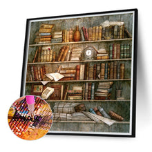 Load image into Gallery viewer, Bookshelf 40*40CM(Canvas) Full Round Drill Diamond Painting
