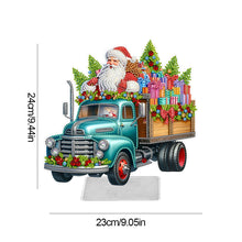 Load image into Gallery viewer, Christmas Acrylic Special Shape Santa Claus Gift Truck Desktop Diamond Art Kits
