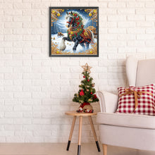 Load image into Gallery viewer, Christmas Horse 40*40CM(Canvas) Partial Special Shaped Drill Diamond Painting
