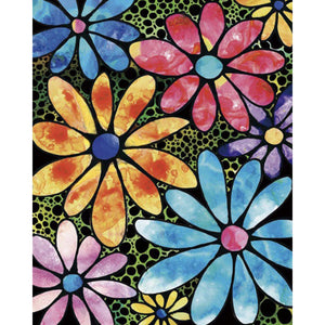 Colorful Flowers 40*50CM(Picture) Full Round Drill Diamond Painting