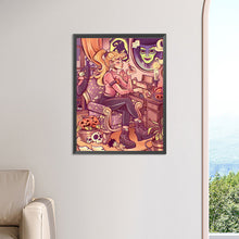 Load image into Gallery viewer, Girl With Magic Mirror 45*60CM(Picture) Full Round Drill Diamond Painting
