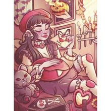 Load image into Gallery viewer, Vampire Girl 45*60CM(Picture) Full Round Drill Diamond Painting
