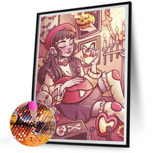 Load image into Gallery viewer, Vampire Girl 45*60CM(Picture) Full Round Drill Diamond Painting
