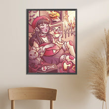 Load image into Gallery viewer, Vampire Girl 45*60CM(Picture) Full Round Drill Diamond Painting
