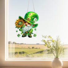 Load image into Gallery viewer, Acrylic Special Shape Sunflower Gnome 5D DIY Diamond Painting Dots Pendant

