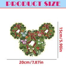 Load image into Gallery viewer, Acrylic 2D Flat DIY Mickey Mouse Wreath DIY Diamond Painting Set Diamond Art Kit

