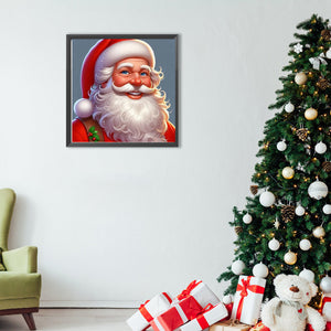 Christmas Santa Claus 40*40CM(Canvas) Full Round Drill Diamond Painting