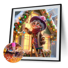 Load image into Gallery viewer, Grandma Preparing Christmas Decorations 40*40CM(Canvas) Full Round Drill Diamond Painting

