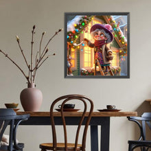 Load image into Gallery viewer, Grandma Preparing Christmas Decorations 40*40CM(Canvas) Full Round Drill Diamond Painting
