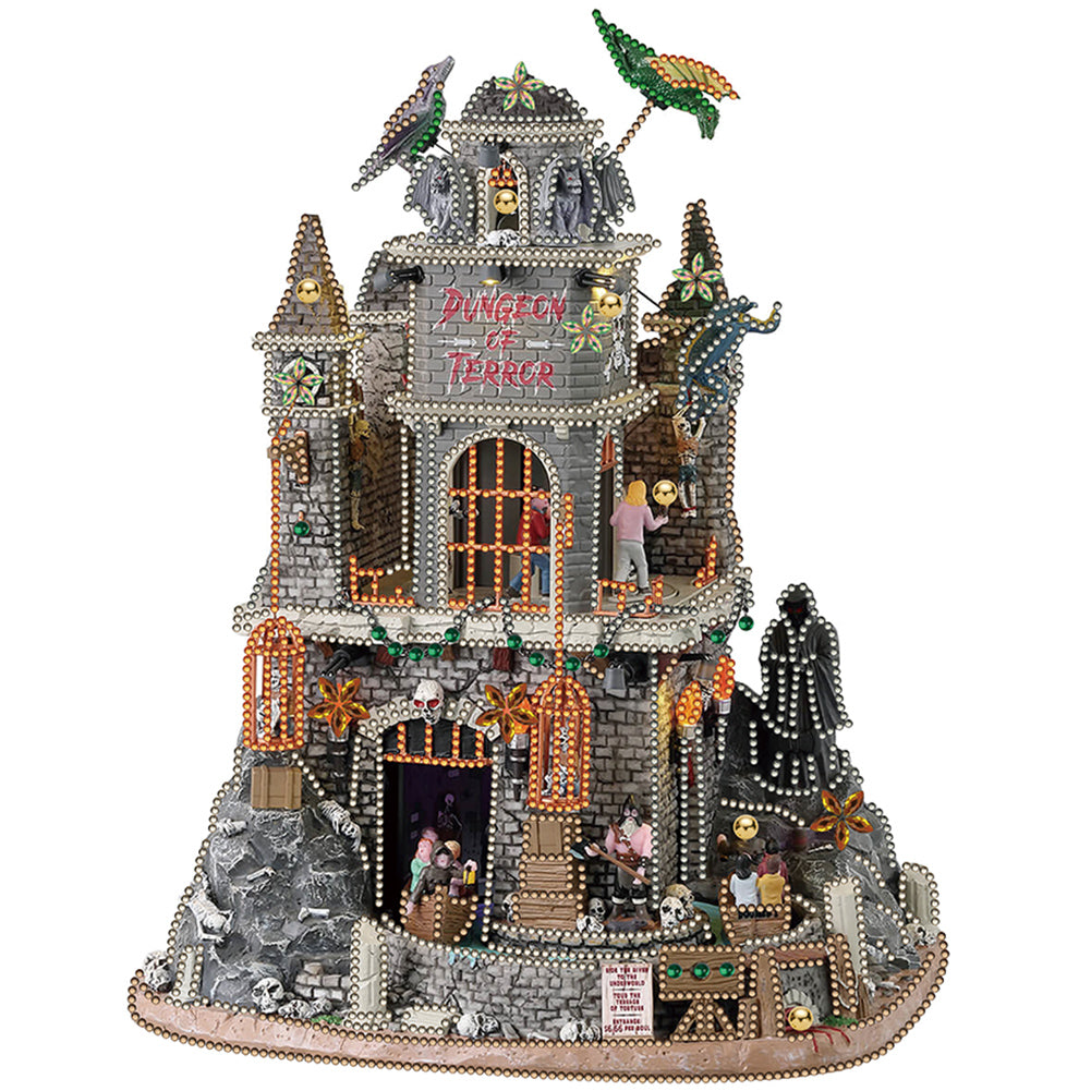Halloween Roller Coaster 40*40CM(Canvas) Partial Special Shaped Drill Diamond Painting