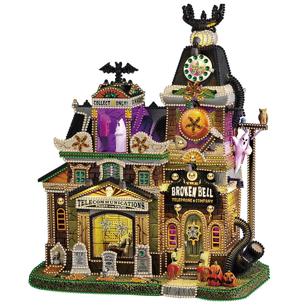 Halloween Phone Call 40*40CM(Canvas) Partial Special Shaped Drill Diamond Painting
