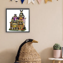 Load image into Gallery viewer, Halloween Phone Call 40*40CM(Canvas) Partial Special Shaped Drill Diamond Painting
