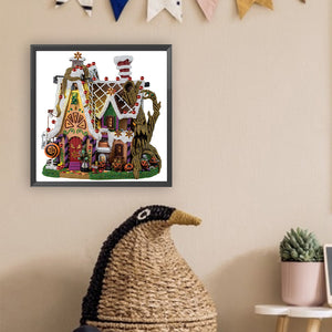Halloween Witch 40*40CM(Canvas) Partial Special Shaped Drill Diamond Painting