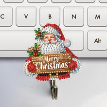 Load image into Gallery viewer, 8Pcs Christmas Santa Claus Diamond Art Hanging Hooks DIY Diamond Painting Hooks
